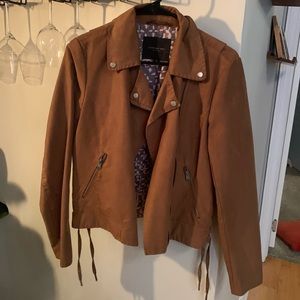 Suede brown jacket